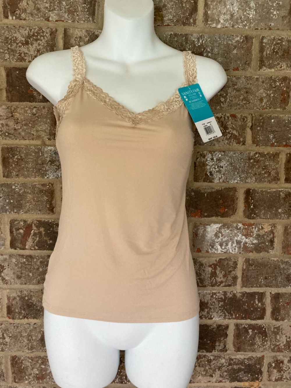 Vanity Fair Spin Cami New With Tags Size Small Color neutral